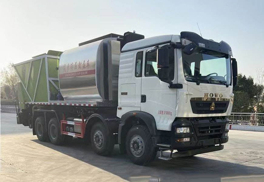 程力公路养护重汽豪沃前四后八同步封层车